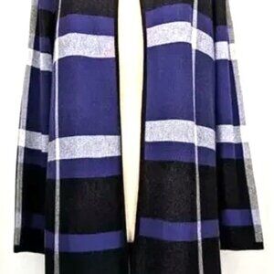 Anne Klein - Vibrant c  Purple, White & Black Sweater Jacket - (NBW) from Macy's